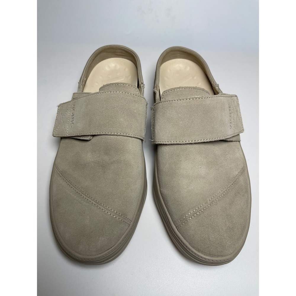 Vionic Recovery VRX Suede Mules Taupe Tan Adjustable Strap Orthotic Shoes 6.5 - Picture 2 of 8